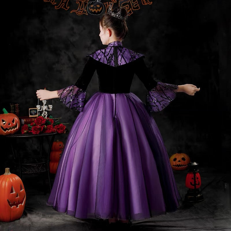 Children's Halloween costume cosplay - horror vampire-Girl's Dress